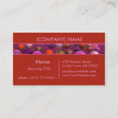 Carte De Visite Opinion aigre-douce, arbre d'érable en bronze de (Dos)