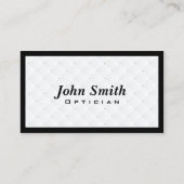 Carte de visite Opticien De Luxe Diamond Quilt (Devant)