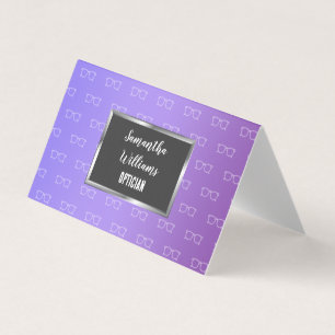 Carte De Visite 👁️ Opticien Personnalisé QR