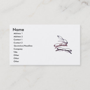 Carte de visite optique