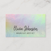 Carte de visite Optique Holographique Minimaliste (Devant)