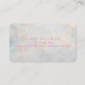 Carte De Visite Optique moderne visage professionnel (Dos)