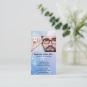 Carte De Visite Optométrie | Tableau visuel (Debout devant)