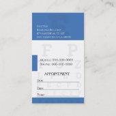 Carte de visite optométriste (Dos)