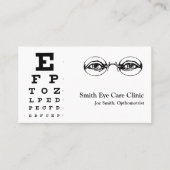 Carte de visite optométriste (Devant)