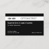 Carte de visite optométriste (Devant)