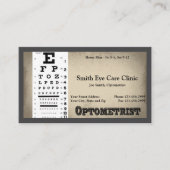 Carte de visite optométriste (Devant)