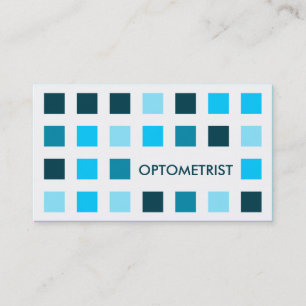 Carte De Visite OPTOMÉTRISTE (carrés de mod)