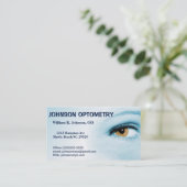 Carte De Visite Optométriste/Carte de visite optométrique (Debout devant)