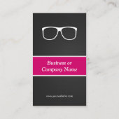 Carte De Visite Optométriste Certifié Optique Créative Innovative (Dos)