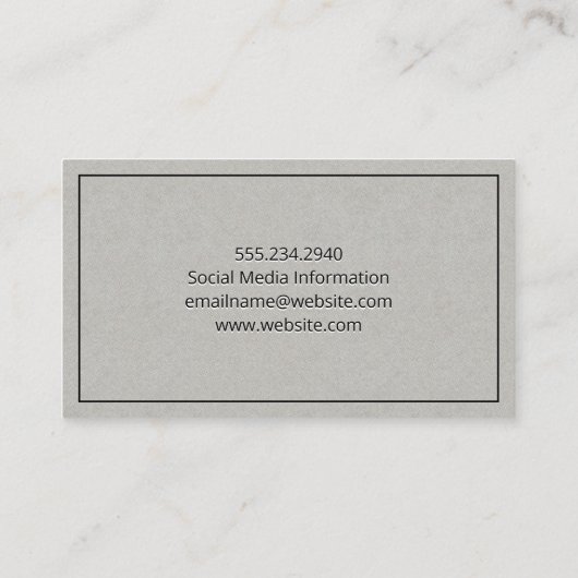 Carte De Visite Optométriste | Équipement Phoropter (Dos)