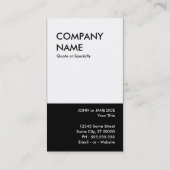 Carte De Visite optométriste grossissant (Dos)