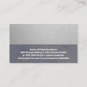 Carte De Visite Optométriste | Icône de vue de loin vue de près (Dos)