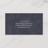 Carte De Visite Optométriste | Icône Eyes (Dos)