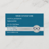 Carte De Visite Optométriste Moderne Oeillets Docteur Vision Care (Devant)