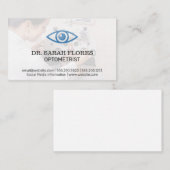 Carte De Visite Optométriste | Phoropter | Icône oeil (Devant / Derrière)