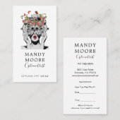 Carte De Visite Optométriste Rappel d'affaires et de rendez-vous (Devant / Derrière)