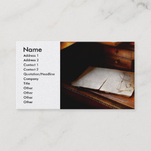 Carte De Visite Optométriste - Terminé pour la nuit