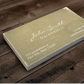 Carte de visite optométriste vintage