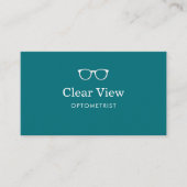 Carte De Visite Optometry Eye Doctor (Devant)