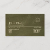 Carte de visite Opulence (Dos)