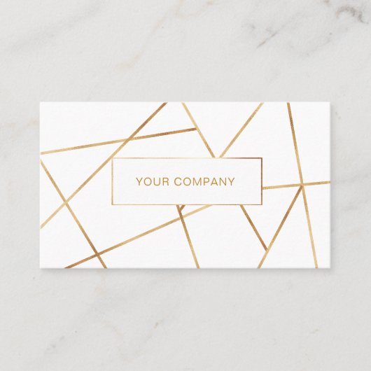 Carte De Visite Or (Devant)