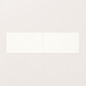 Carte De Visite Or avec bandes B&W (Intérieur déplié)