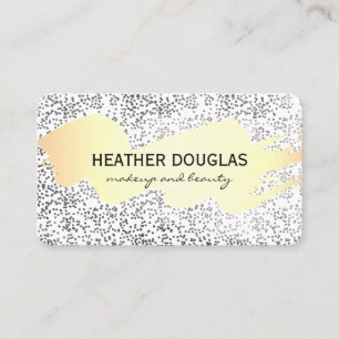 Carte De Visite Or brossé / Gold Speckled