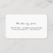 Carte De Visite Or brossé / Gold Speckled (Dos)