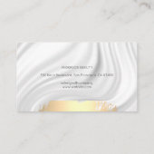 Carte De Visite Or brossé | Palette de maquillage | Draperie de so (Dos)