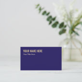 Carte De Visite Or classique Deep Purple Gold (Debout devant)