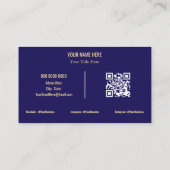 Carte De Visite Or classique Deep Purple Gold (Dos)
