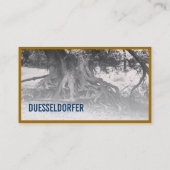 Carte De Visite Or comme couleur (Dos)