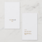 Carte De Visite Or de Groupon (Devant / Derrière)