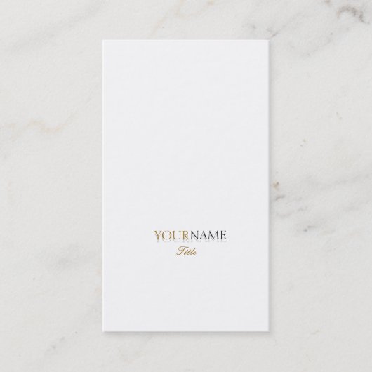 Carte De Visite Or de Groupon (Devant)