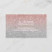 Carte De Visite Or d'entraîneur de forme physique et parties (Dos)