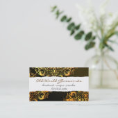 Carte De Visite Or en filigrane (Debout devant)