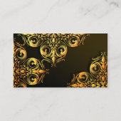 Carte De Visite Or en filigrane (Dos)