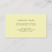 Carte De Visite Or en verre (Dos)