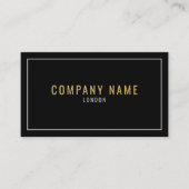 Carte De Visite Or et argent (Devant)