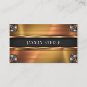 Carte De Visite Or et cuivre (Devant)