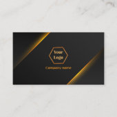 Carte De Visite Or et noir (Devant)