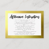 Carte De Visite or Lashes Eyelash Extensions post-soins (Devant)