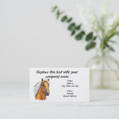 Carte de visite, or massif péruvien de cheval de (Debout devant)