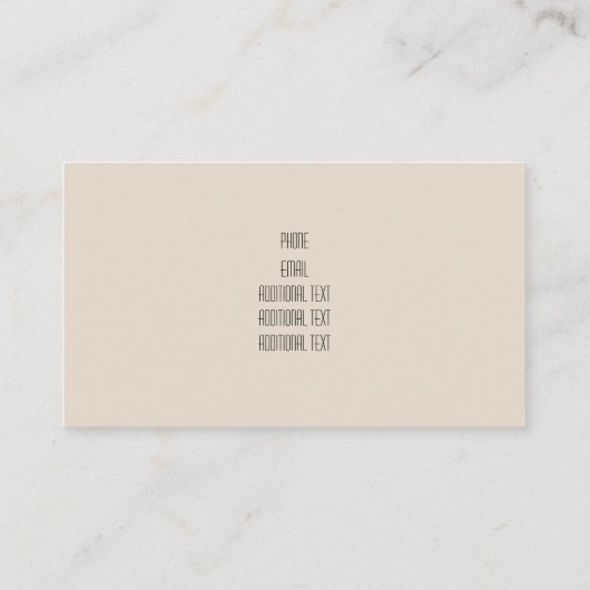 Carte De Visite Or Mauve rose marbré (Dos)