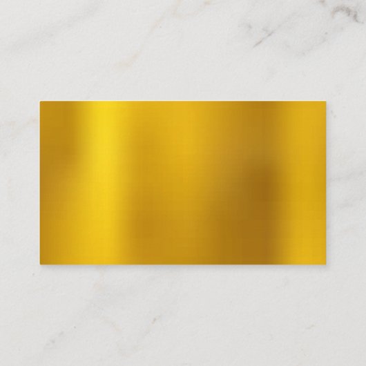 Carte De Visite Or métallique (Dos)