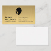 Carte De Visite Or métallique | Beauté des femmes (Devant / Derrière)