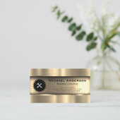 Carte De Visite Or métallique | Hammer de scie (Debout devant)