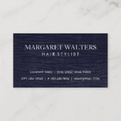 Carte De Visite Or métallique | Texture de tissu pourpre (Dos)