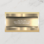 Carte De Visite Or métallique | Wrenches (Dos)